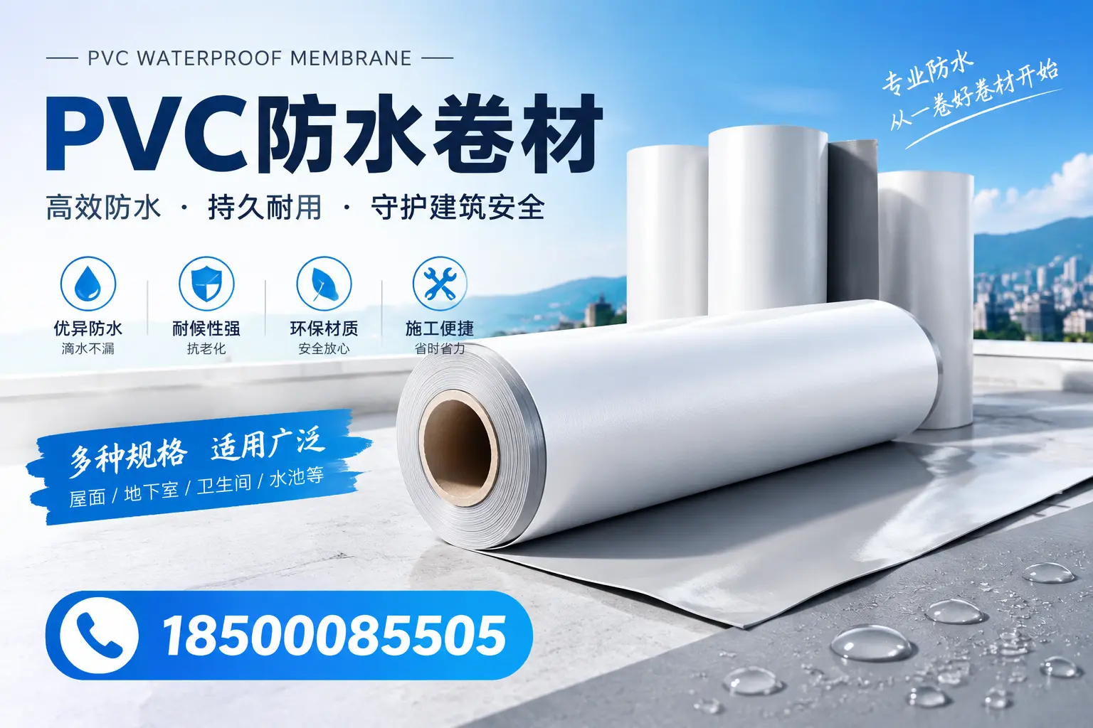 如何选择适合的PVC防水卷材？专家为您解答汕尾的需求